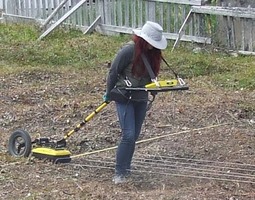 Maria Lear using GDR in Nain, Labrador